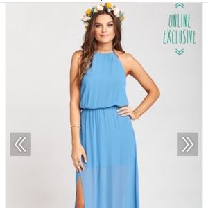 Show Me Your Mumu NWT Heather Halter Dress - XS